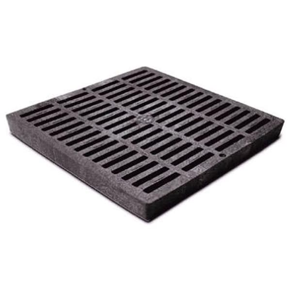 Homestead 1211 12 x 12 in. Square Grate; Black HO136139 - main